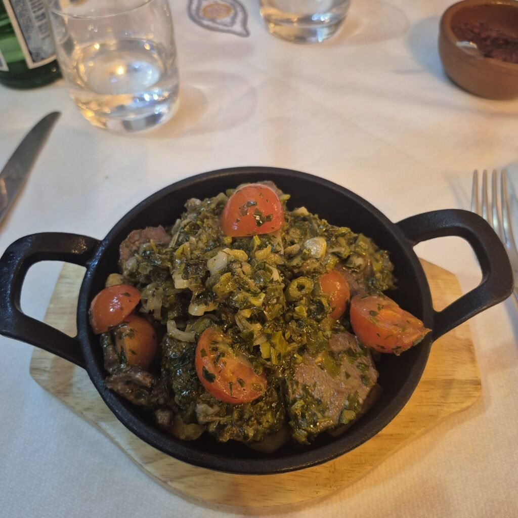 ojakuri georgiano da Merissi Milano con manzo patate e spezie